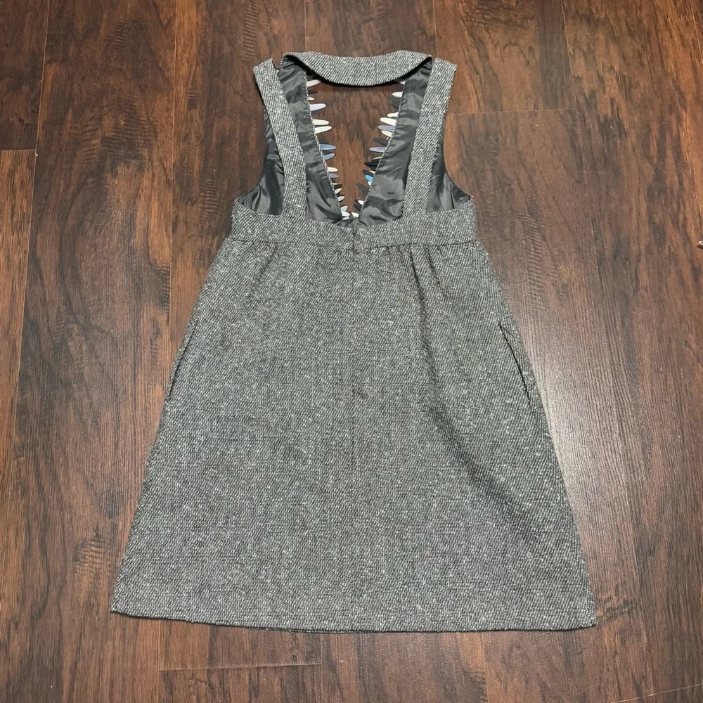 Anna Sui for Target Gossip Girls Collection Elegant Gray Sleeveless Dress 3 XS - Picture 12 of 16